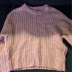 American Eagle Outfitters Soft Pink Crew Neck Sweater